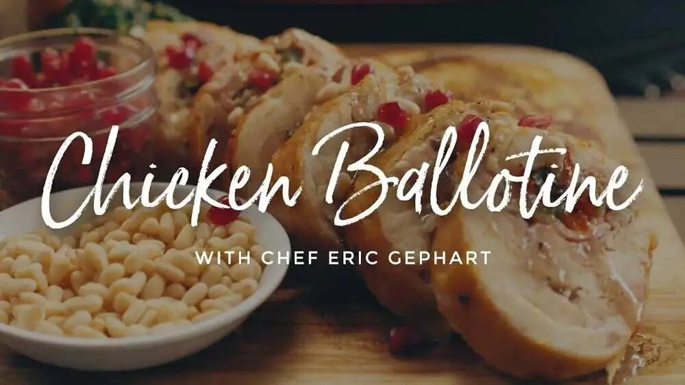 Image of Chicken Ballotine and Johnnycakes