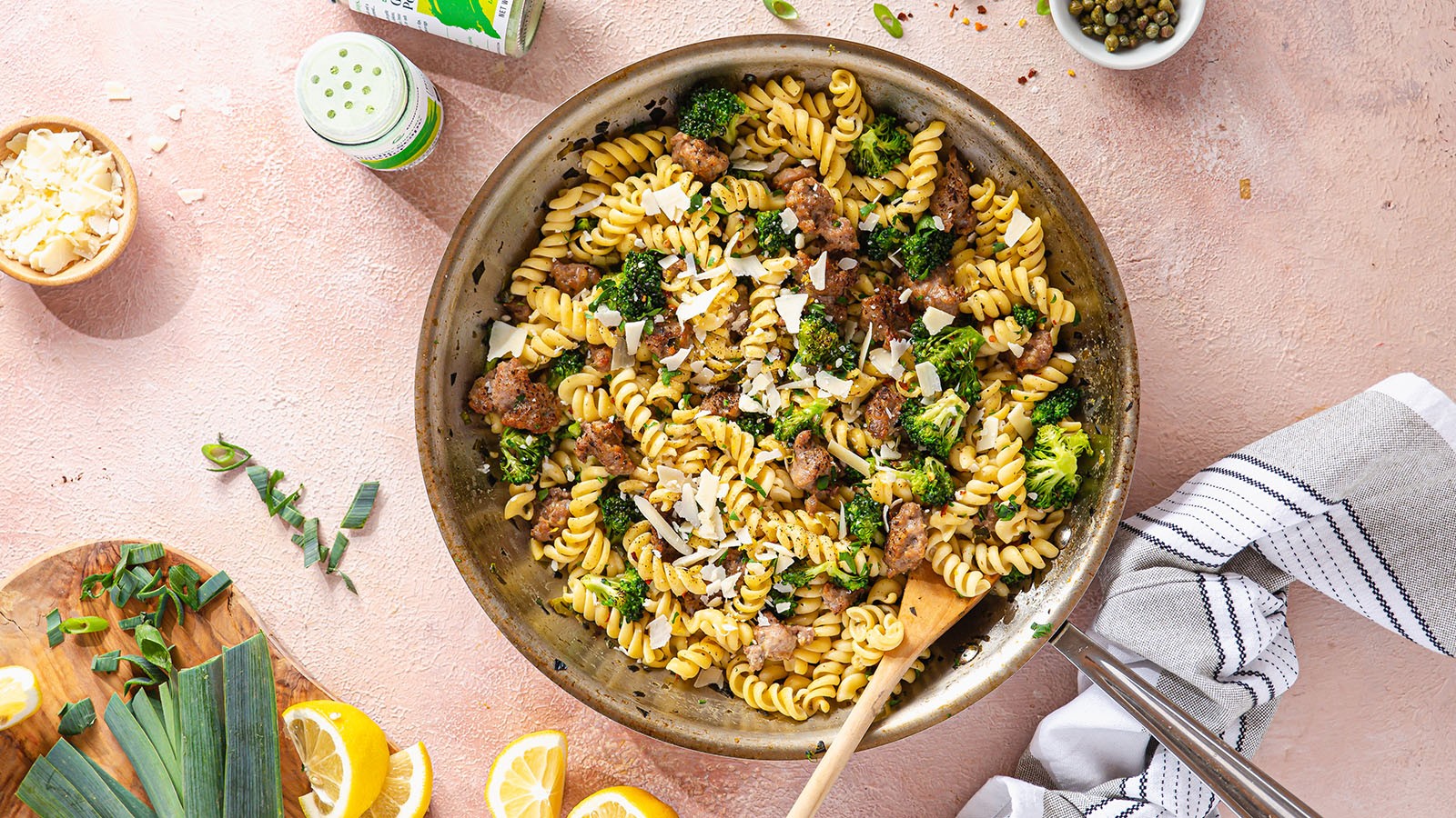 Image of Low FODMAP Broccoli Sausage Pasta