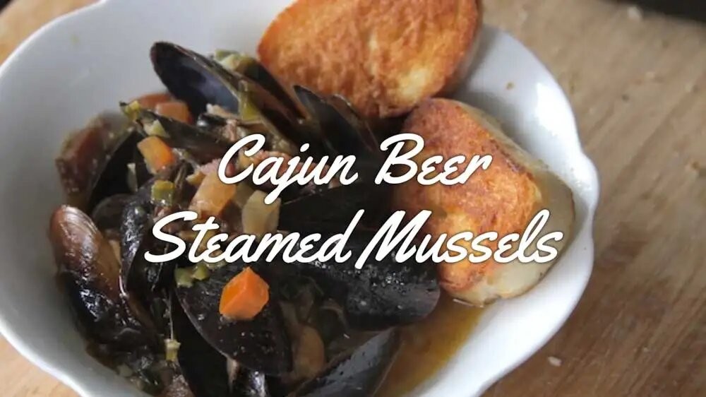 Image of Cajun Beer Steamed Mussels