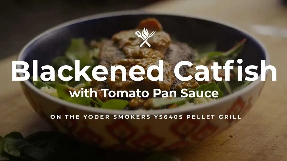 Image of Blackened Catfish with Tomato Pan Sauce