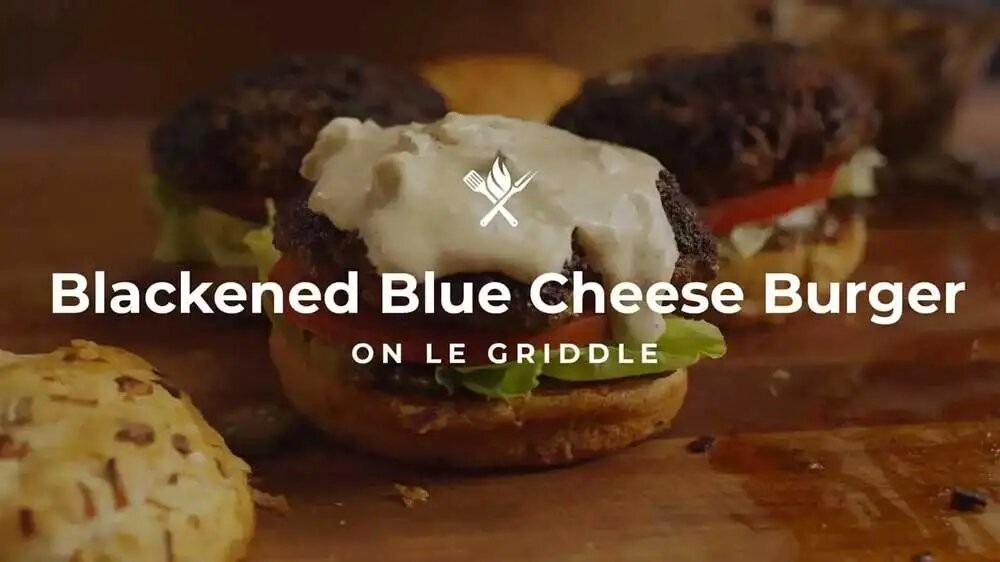 Image of Blackened Blue Cheese Burger
