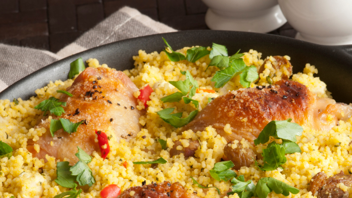 Image of Lip-Smacking Chicken & Crisp Honey Pepper Couscous – A Perfectly Balanced Dish!