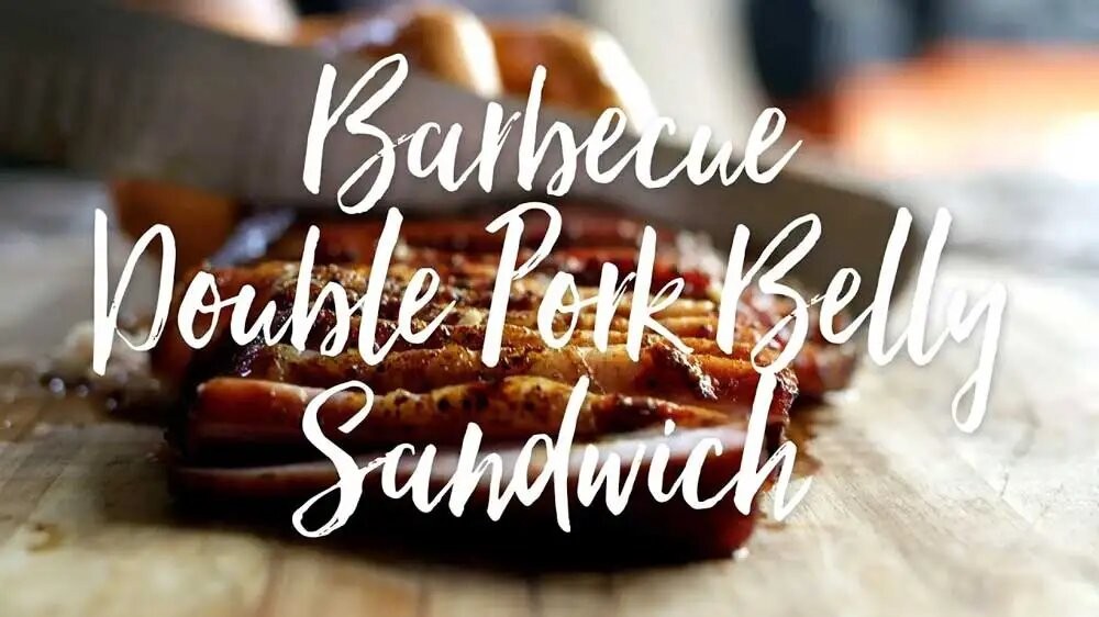 Image of Barbecue Double Pork Belly Sandwich