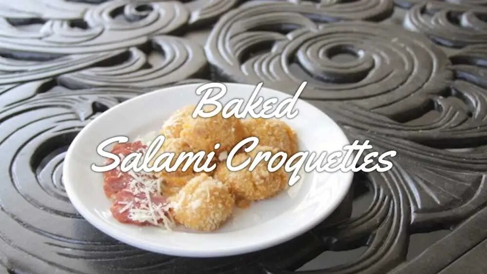 Image of Baked Salami Croquettes