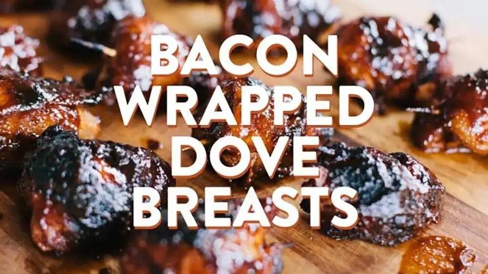 Image of Bacon Wrapped Dove Breasts