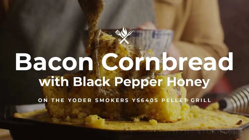 Image of Bacon Cornbread with Black Pepper Honey