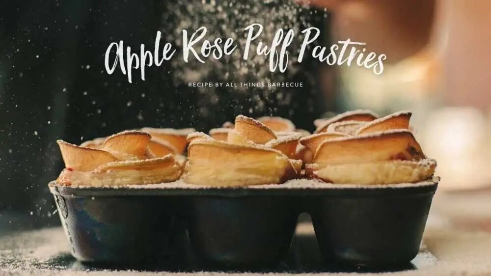 Image of Apple Rose Puff Pastries