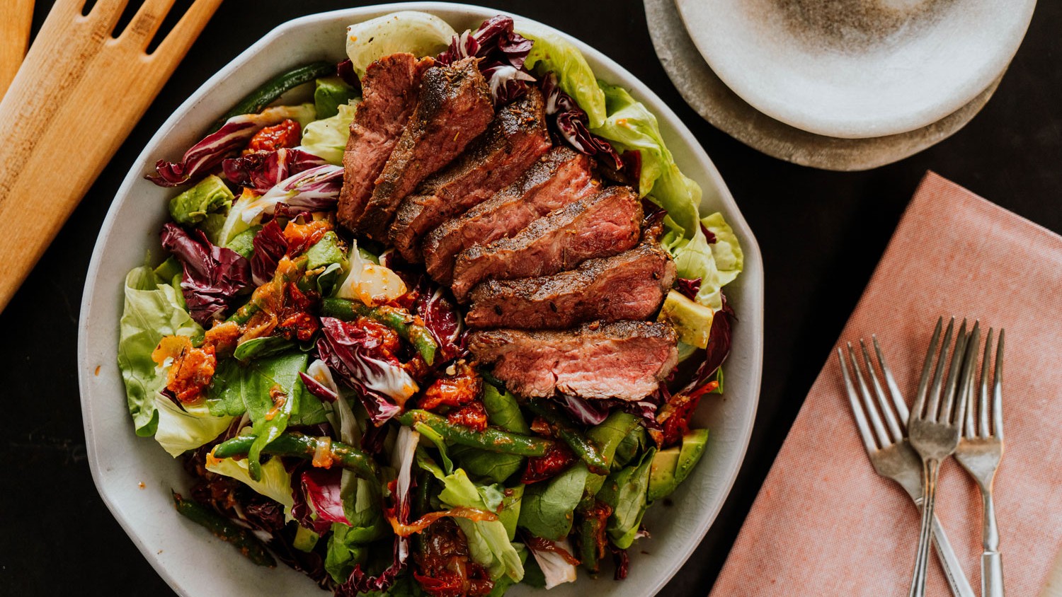 Image of Flat Iron Steak Salad