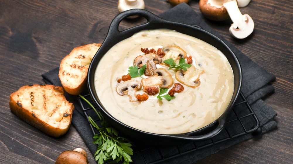 Image of Rezept für Pilzsuppe | sanft, sämig, schmackhaft