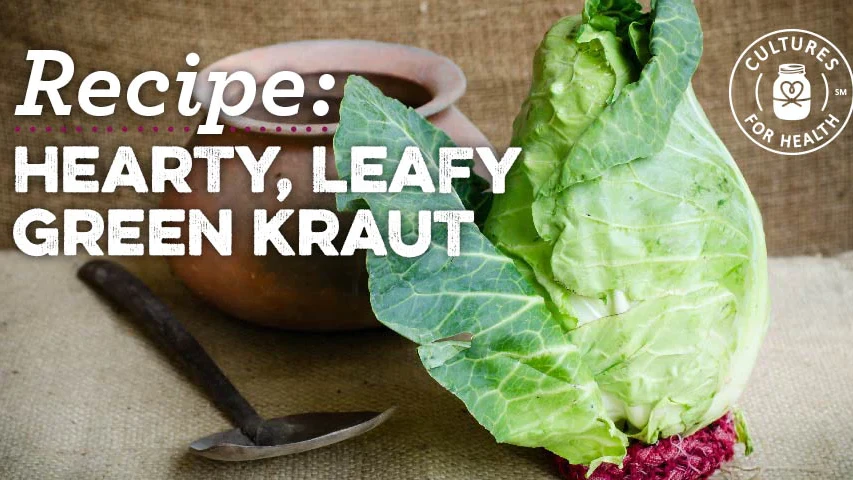 RECIPE: HEARTY LEAFY GREEN KRAUT-image