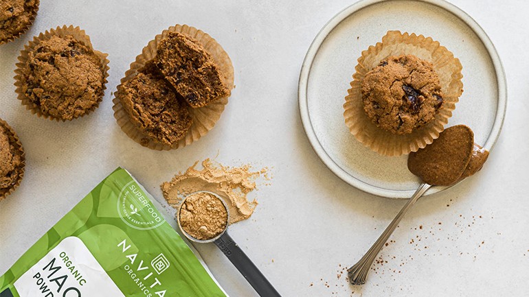 Image of Maca Cinnamon Date Muffins Recipe