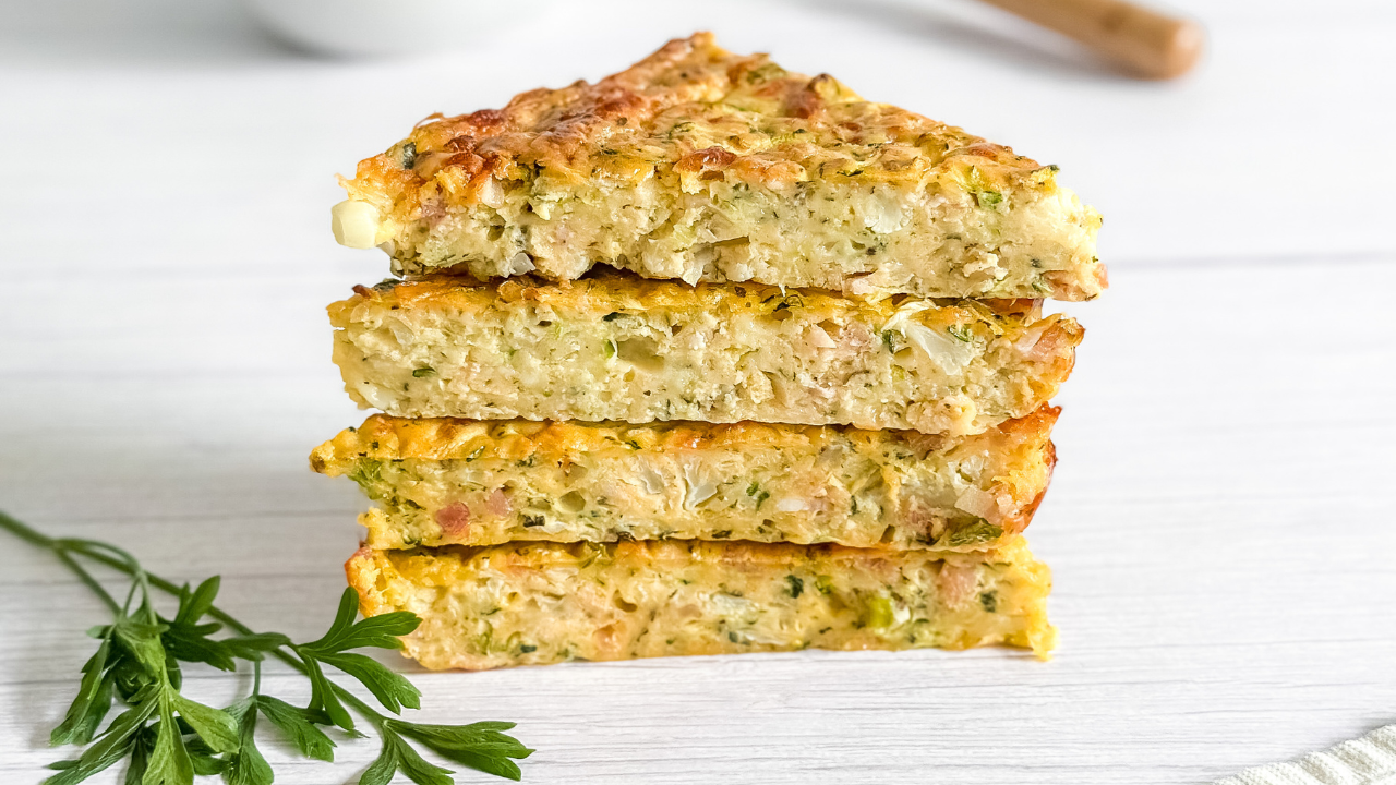 Image of Zucchini and Bacon Slice