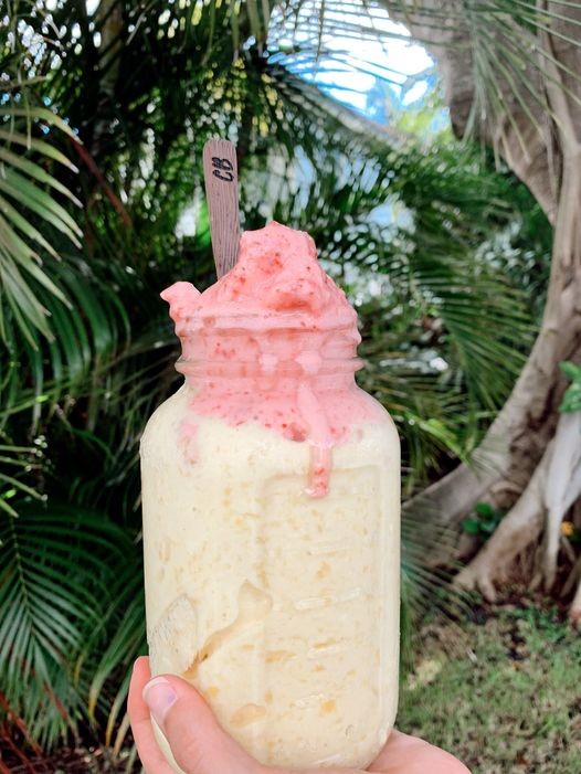 Image of Pineapple-Strawberry-Vanilla Summertime Protein Shake