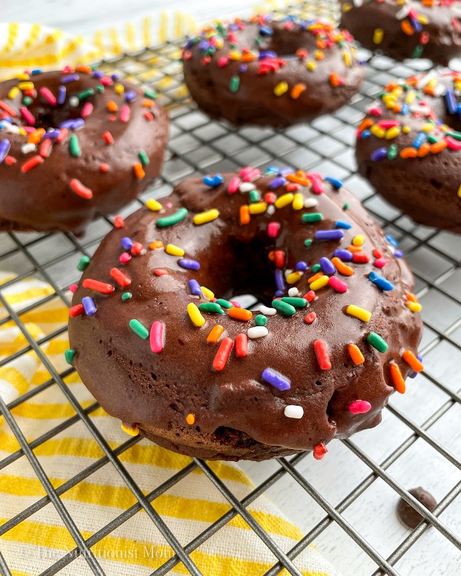 Image of Chocolate Glazed Protein Donuts (Dairy Free)