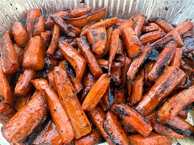 Image of Maple Pecan Hot Honey Carrots