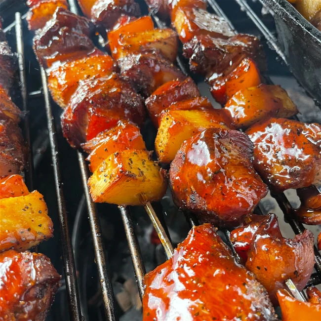 Image of Pineapple Chipotle Chicken Skewers