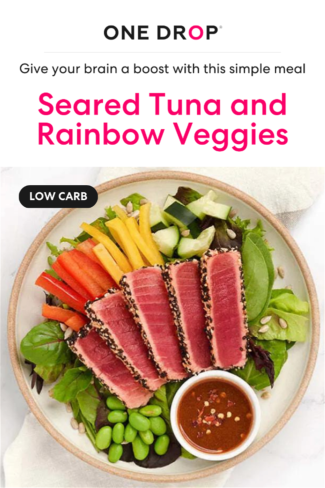 Image of Seared Tuna and Rainbow Veggies