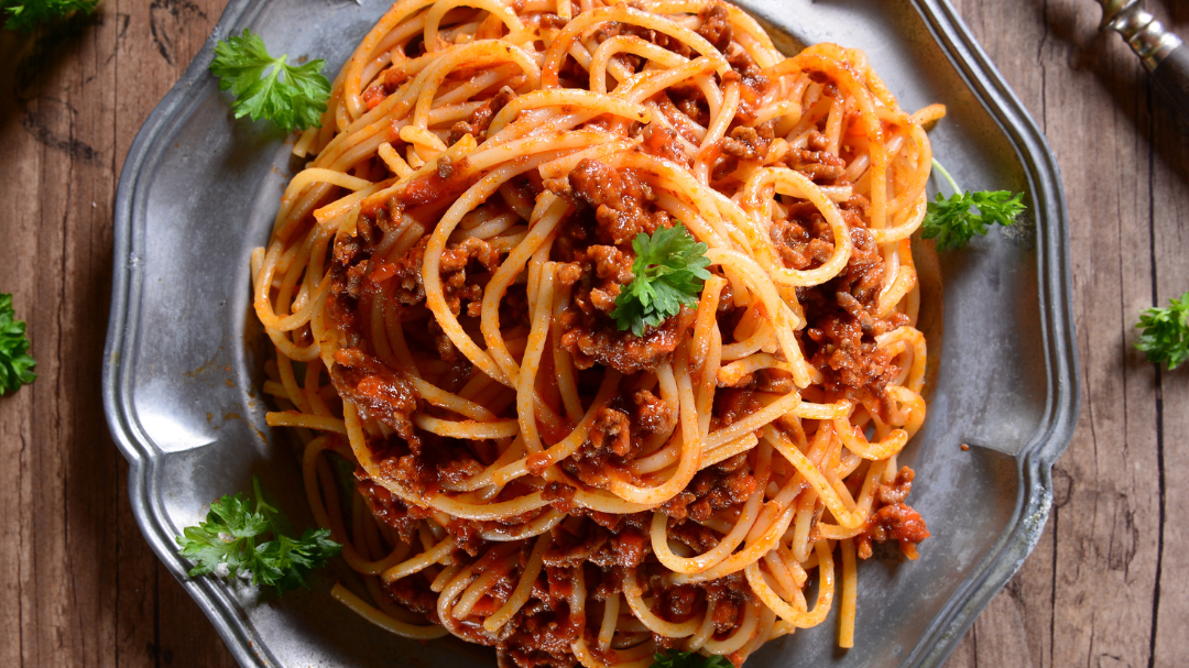 Image of Spaghetti Bolognese with Mince with Organs
