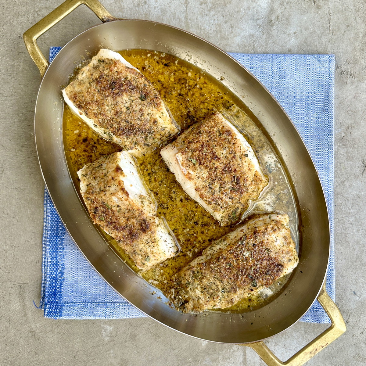 Lemon Herb Broiled Fish