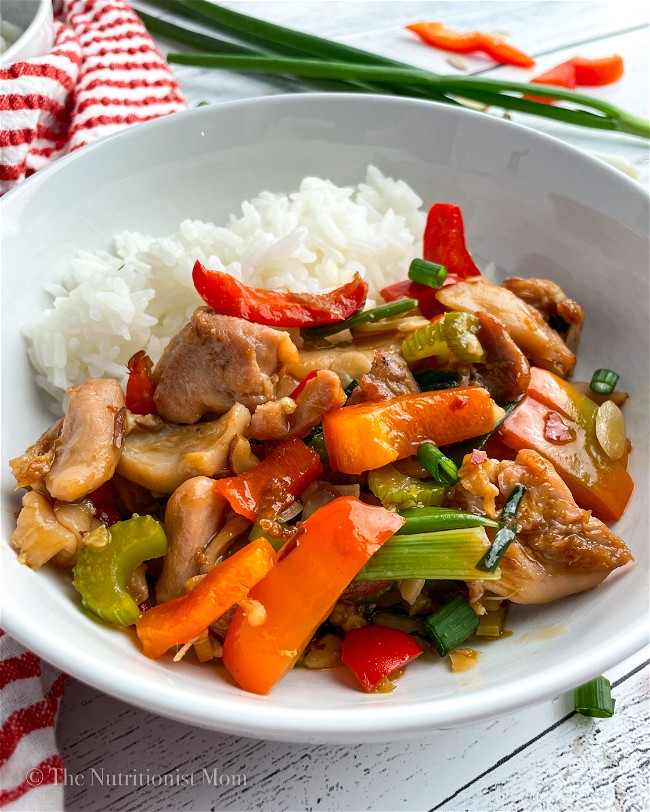 Image of Healthy Kung Pao Chicken (Gluten Free)