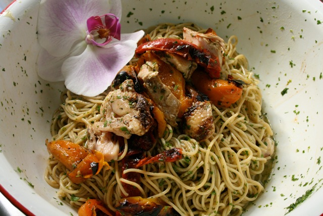 Asian Noodle Salad with Chicken & Honey