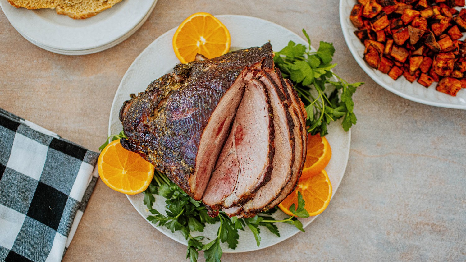 Image of Savory Mustard Herb Ham