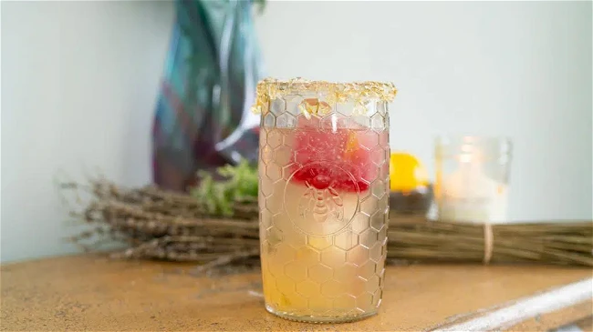 Image of Lemon Vodka Cocktail with Honey