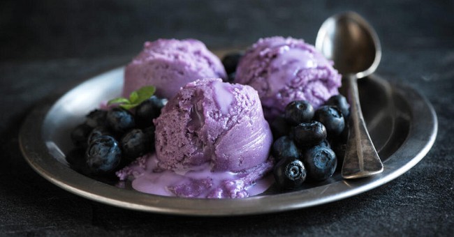 Image of Blueberry Ice Cream