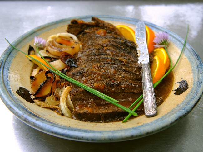 Image of Orange Glazed Buffalo Brisket