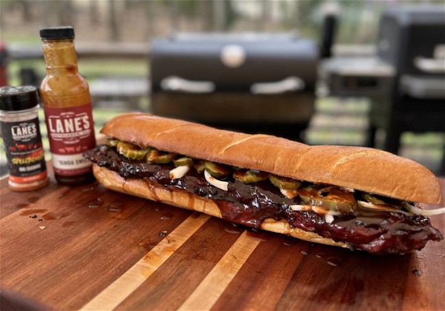 Image of Lane's BBQ Rib Sandwich