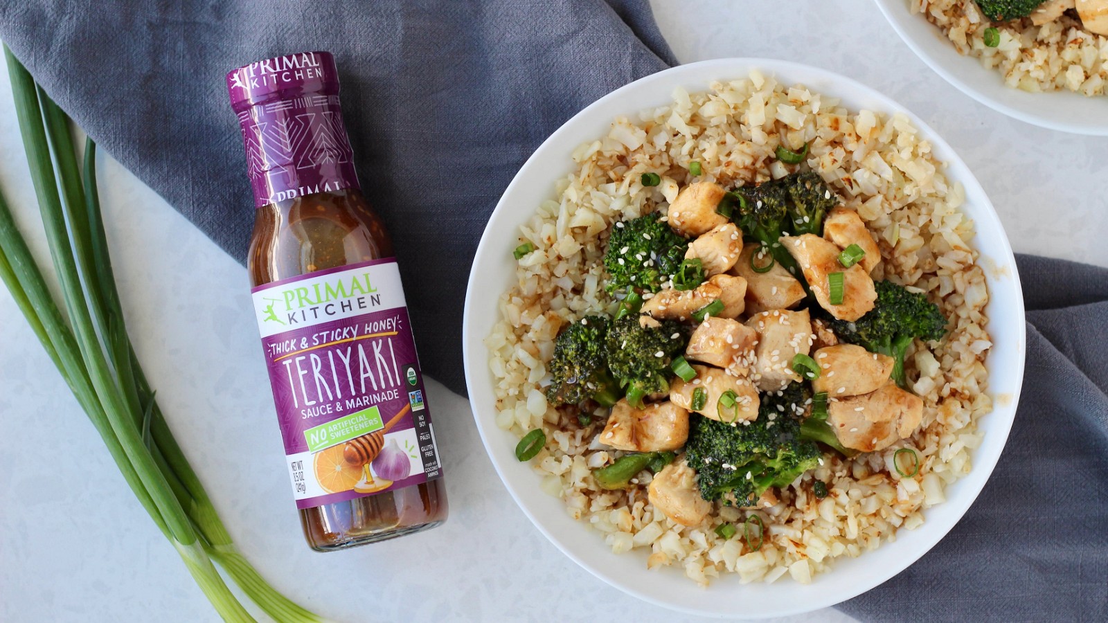 Image of Teriyaki Chicken Bowl with Cauliflower Rice