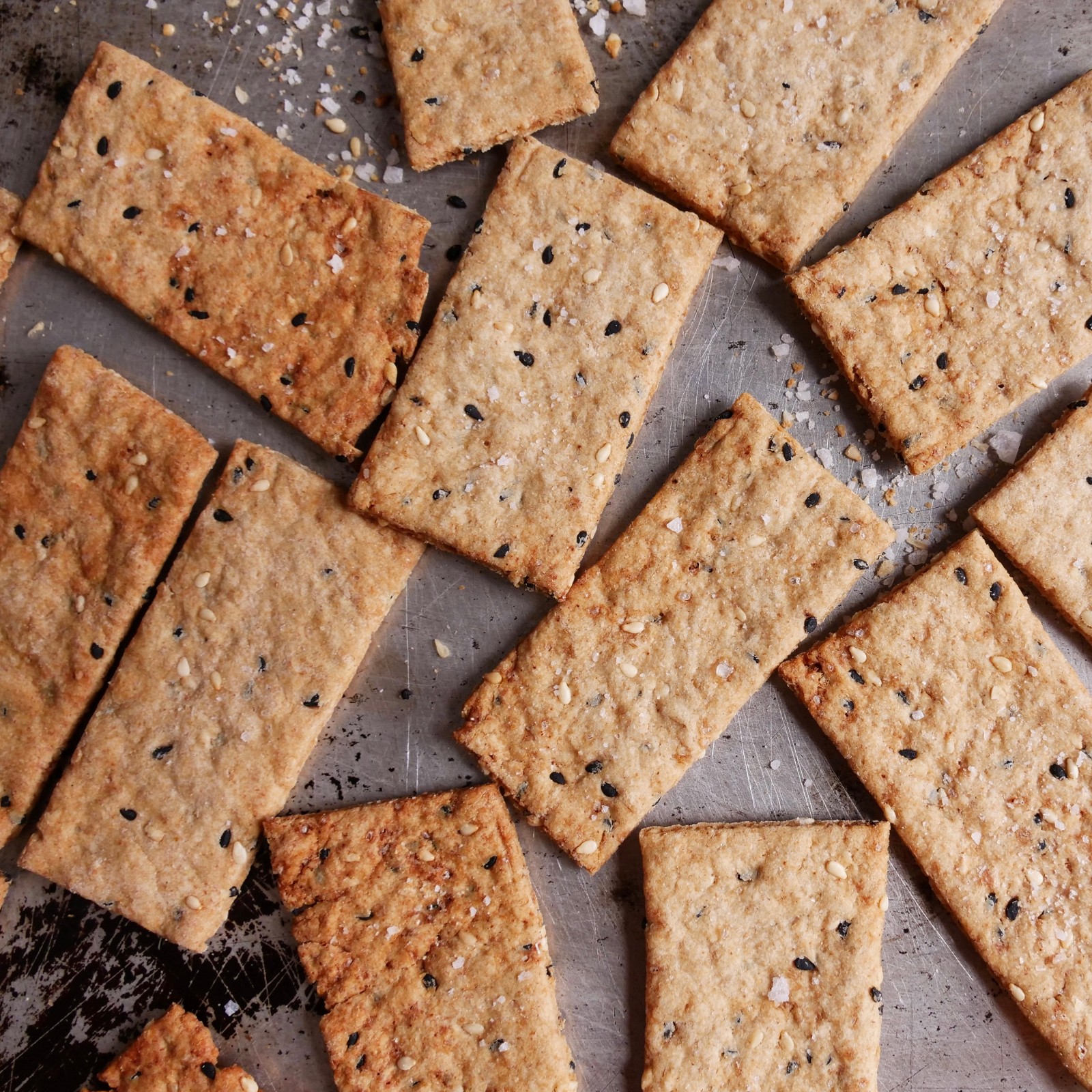 Image of Sesame & Nigella Crackers