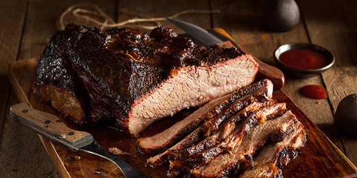 Image of Barbecue Smoked Beef Brisket Recipe