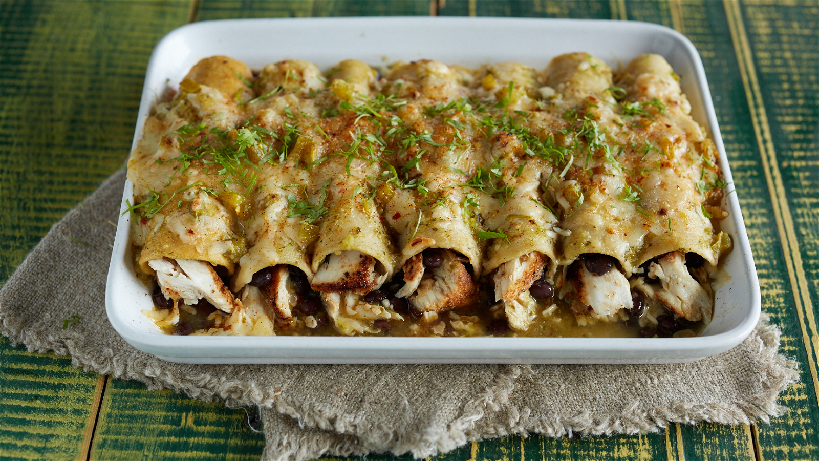 Image of Alaska Halibut Enchiladas