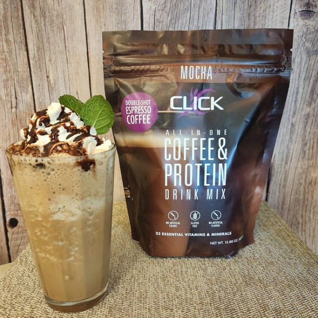 Image of Coffee Protein Recipe: Mocha Mint Smoothie