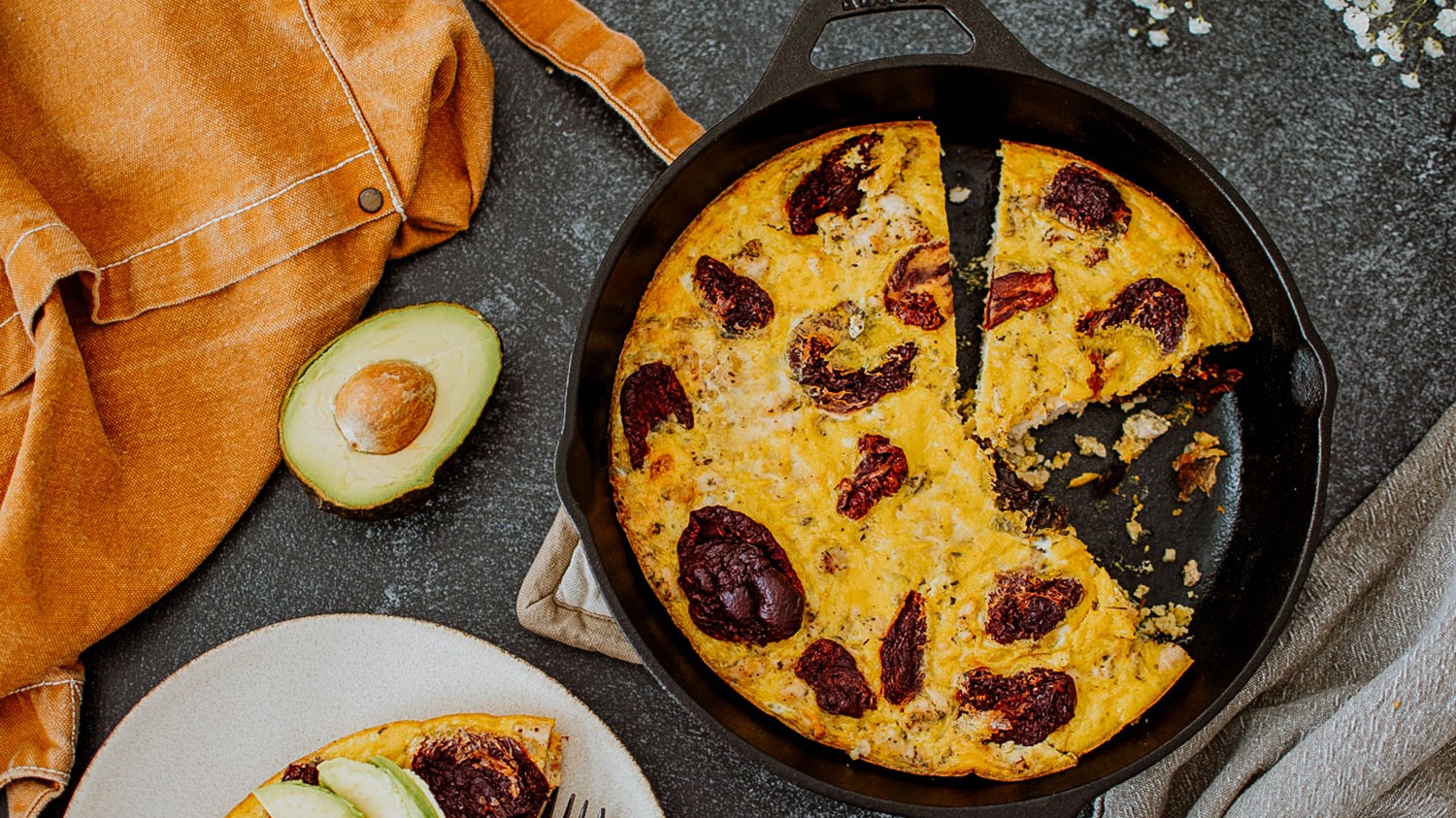 Image of Turkey Sun Dried Tomato Fritatta