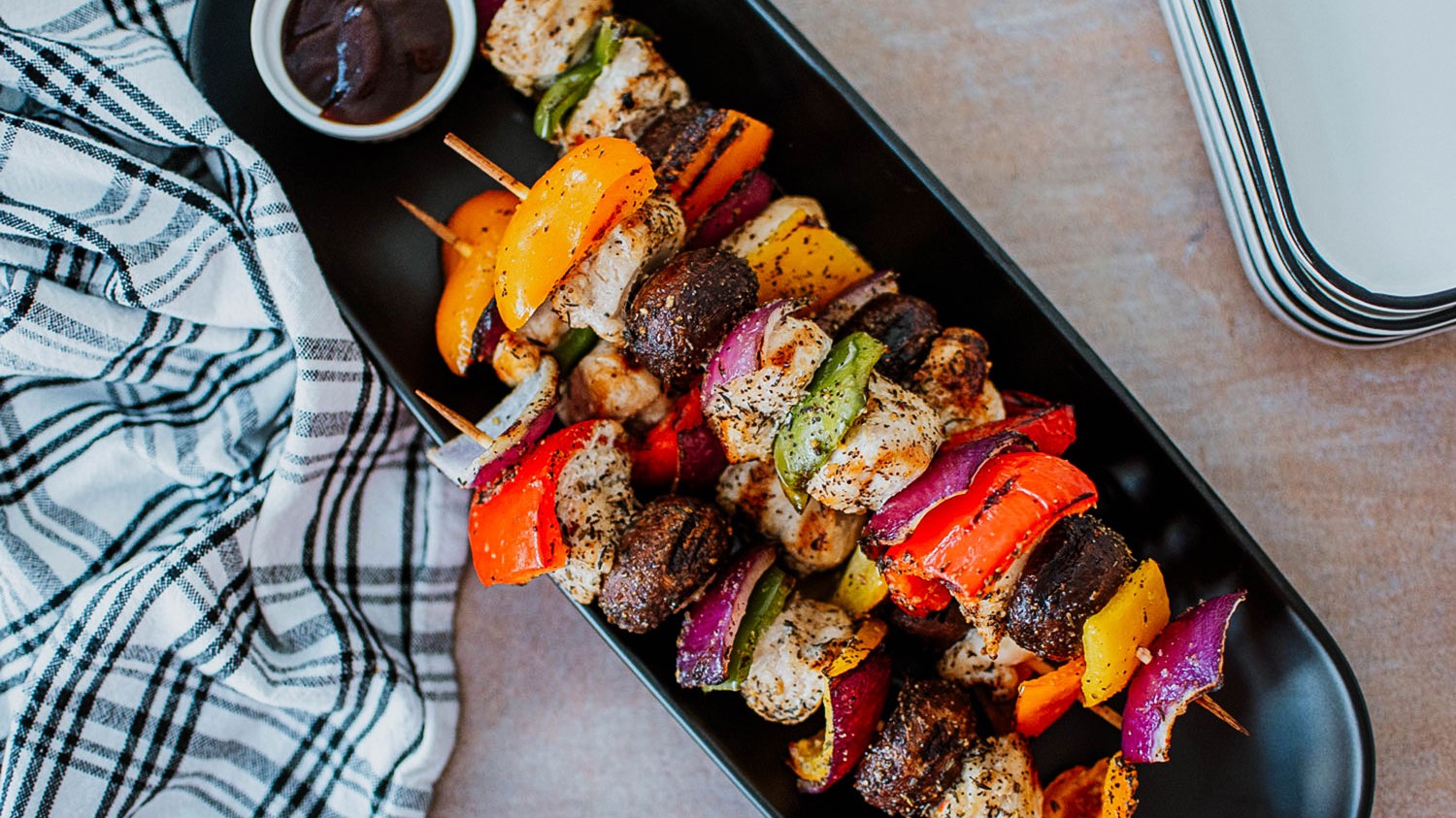 Image of Grilled Chicken Kabobs