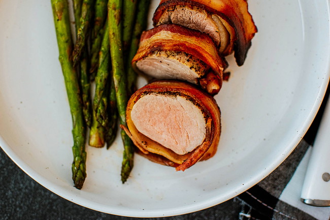 Image of Bacon Wrapped Pork Tenderloin