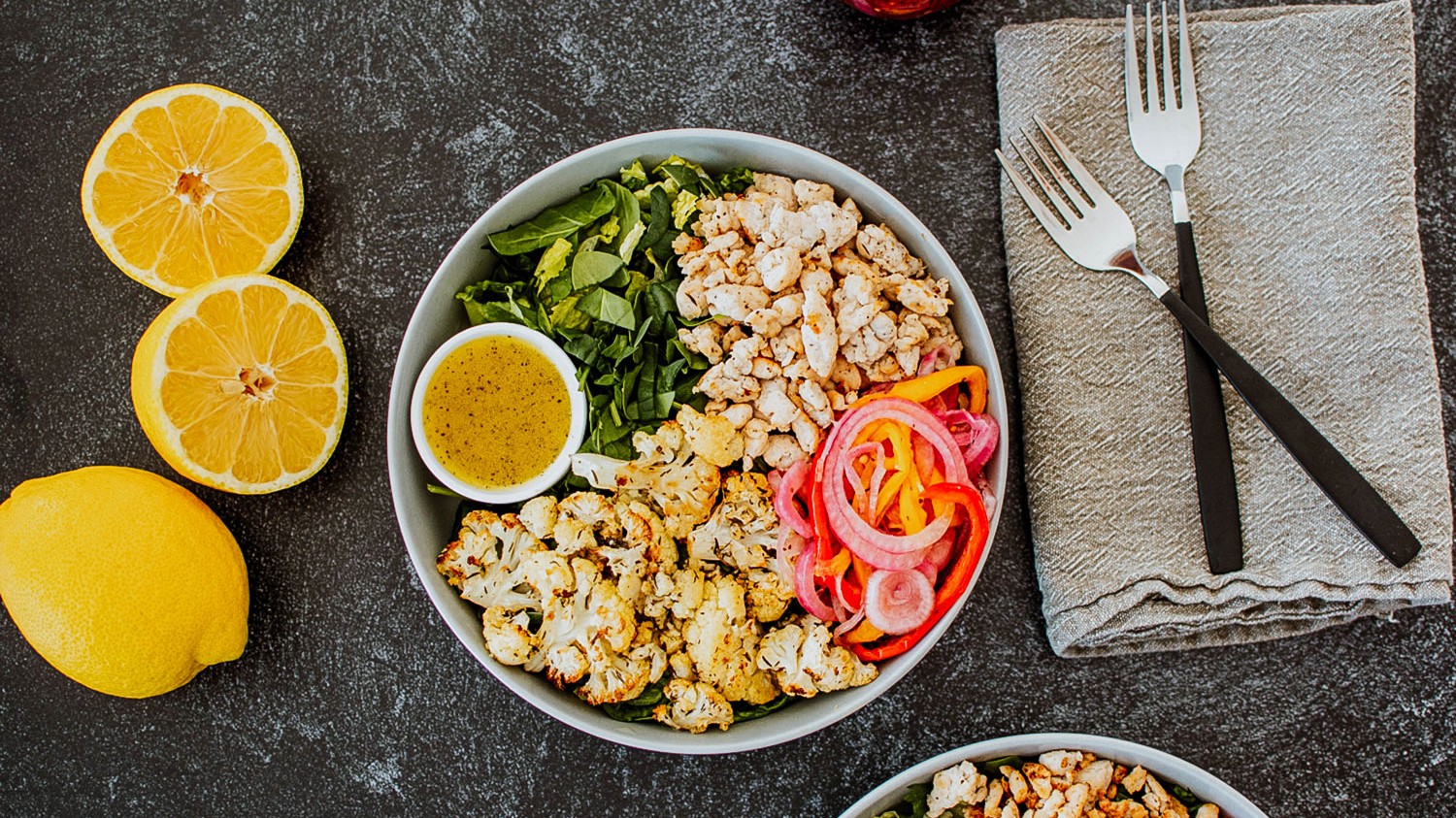 Image of Roasted Cauliflower & Turkey Salad