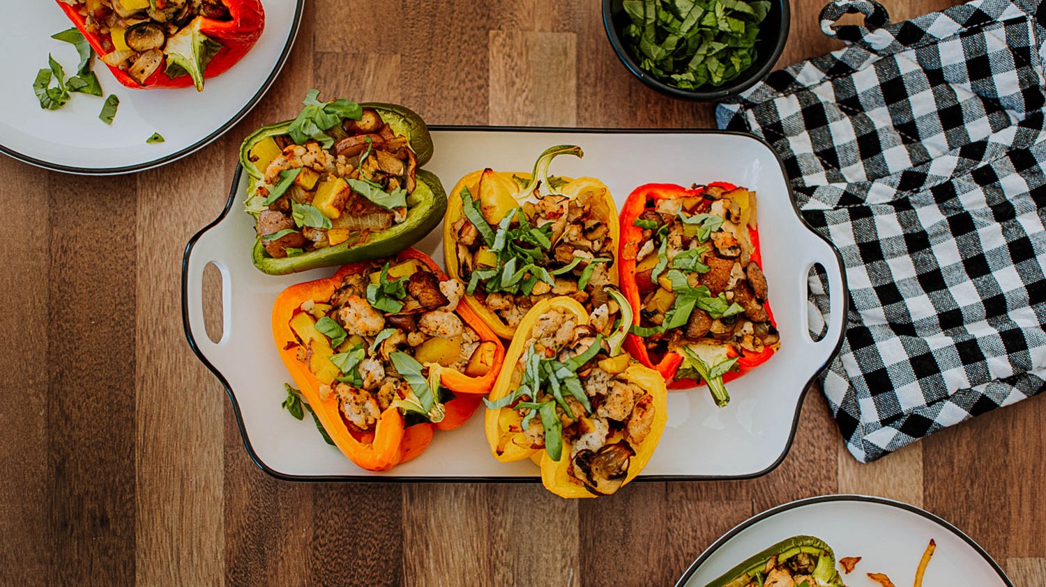 Image of Italian Stuffed Turkey Peppers