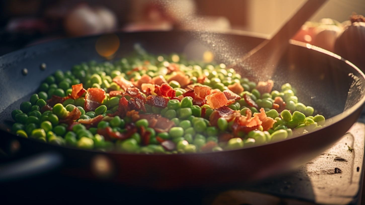 Image of French Peas with Bacon (Grašak sa Slaninom)