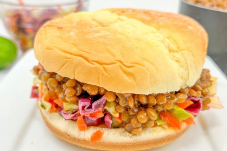 Lentil BBQ Sandwiches 