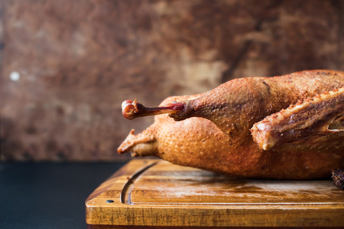 Hot Smoked Duck