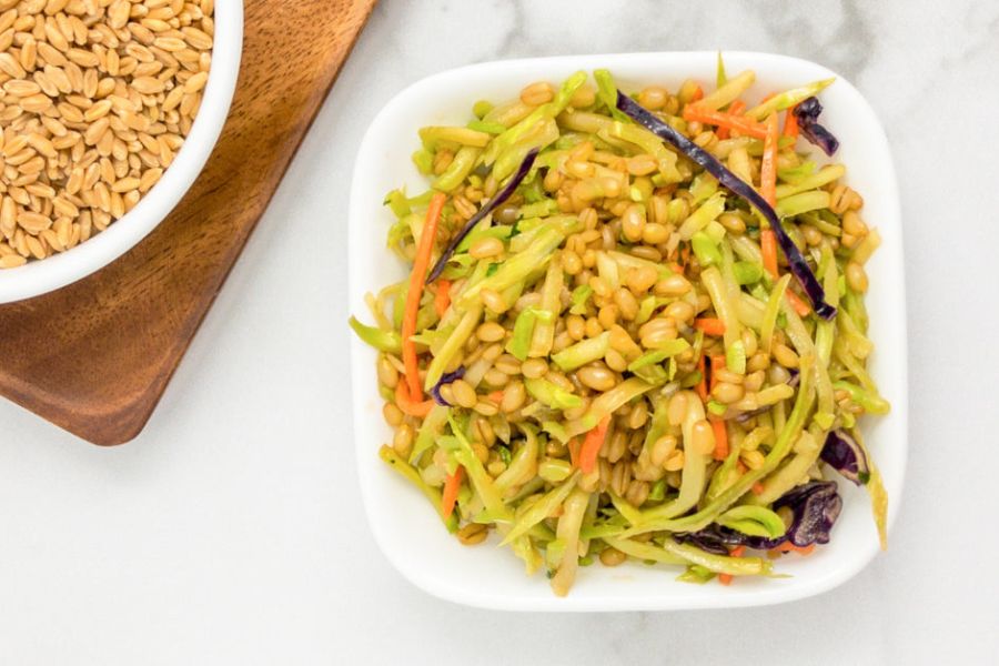 Asian Wheat Berry Salad