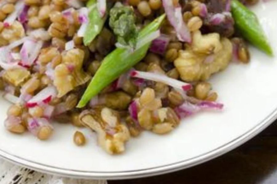Spring Wheat Berry Salad