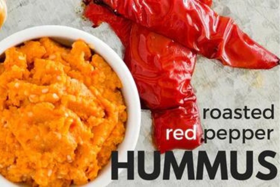 Roasted Red Pepper Hummus