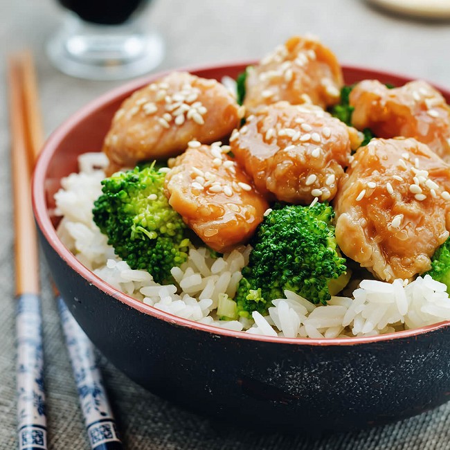 Image of Sesame Chicken with Broccoli