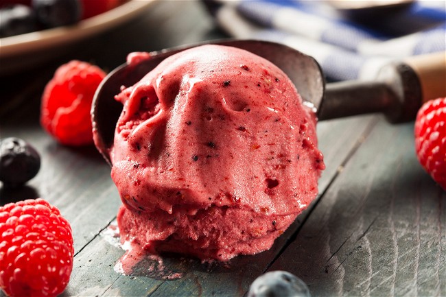 Image of How to Make Roasted Strawberry Sorbet
