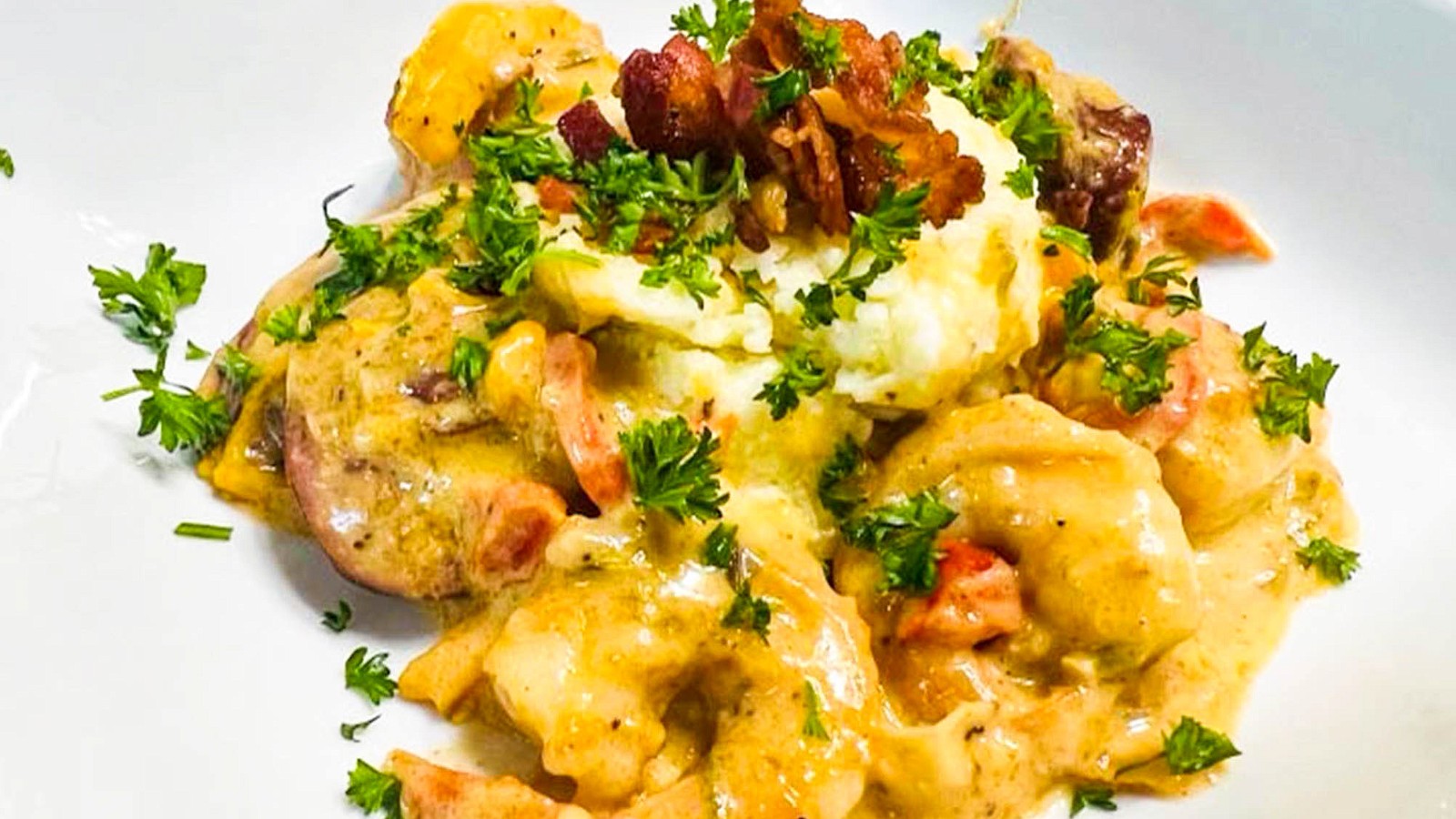 Image of Easy Truffle Shrimp and Grits