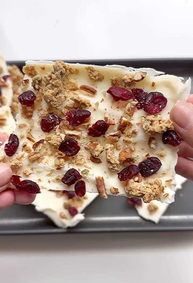 Image of Salted Maple Yogurt Bark